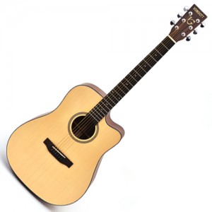 VONGOTT VD-180C 드래드넛 바디 어쿠스틱 기타