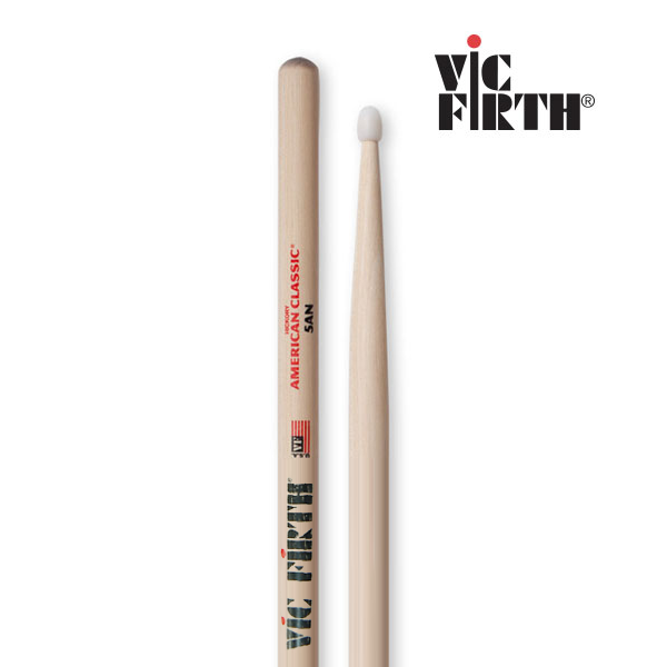 Vic Firth - 5AN American Classic 빅펄스 히코리 5A 나일론팁 드럼스틱