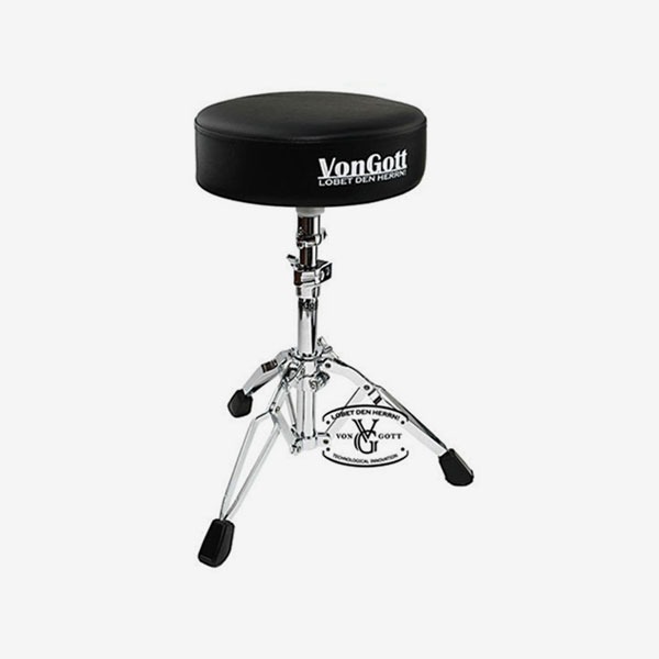 견고하고 푹신한 VONGOTT - DT702 고정식 원형 드럼의자
