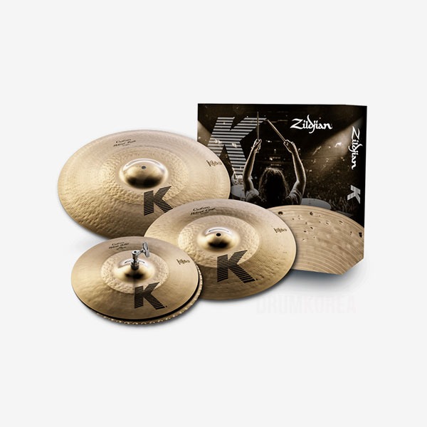 Zildjian K Custom HYBRID Cymbal Pack 질젼 케이커스텀 하이브리드 심벌세트 (14 17 21 구성) KCH390