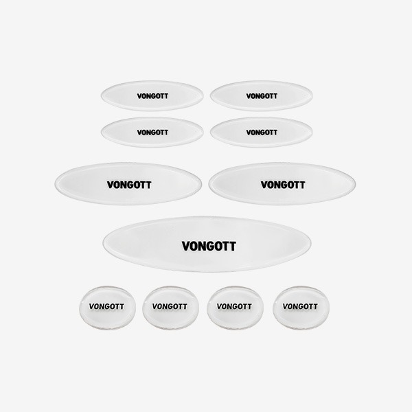 VONGOTT VMG2-SET7C 폰거트 타원형 뮤트젤 단면점착 7기통 드럼세트 + 심벌팩 11개입 (737910)