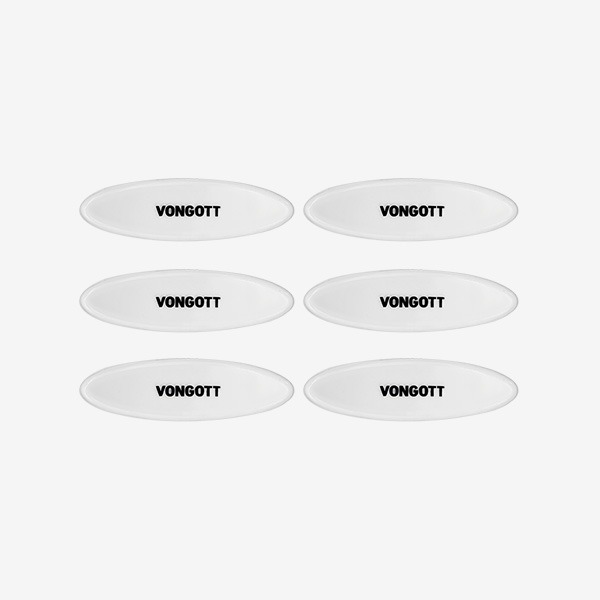 VONGOTT VMG2-M6 폰거트 타원형 뮤트젤 단면점착 중형 6개입