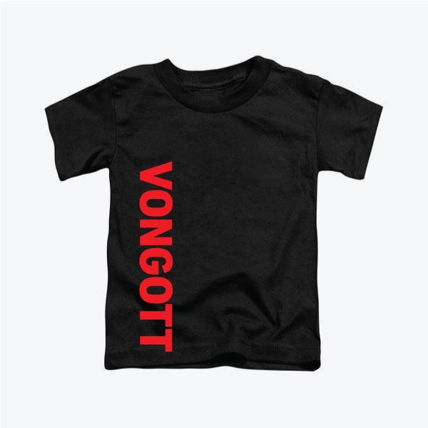 VONGOTT Vertical RED 티셔츠 국내생산 100% 순면 T-SHIRT 016958