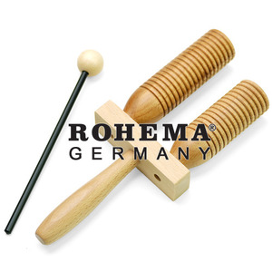 100년기업 독일 ROHEMA 61544 2-Tone 로헤마 우드블럭 (우든아고고/ 귀로)